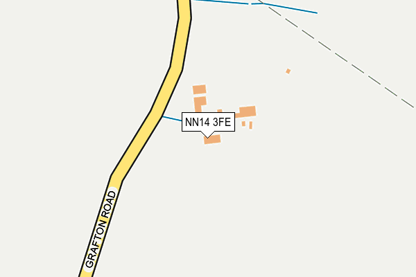 NN14 3FE map - OS OpenMap – Local (Ordnance Survey)