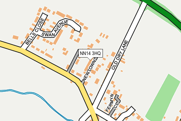 NN14 3HQ map - OS OpenMap – Local (Ordnance Survey)
