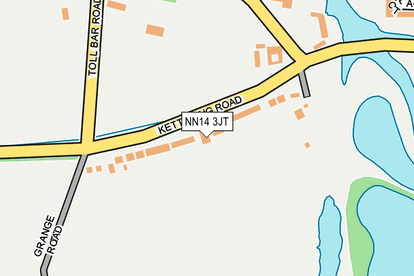 NN14 3JT map - OS OpenMap – Local (Ordnance Survey)