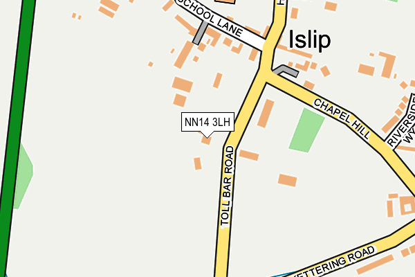 NN14 3LH map - OS OpenMap – Local (Ordnance Survey)