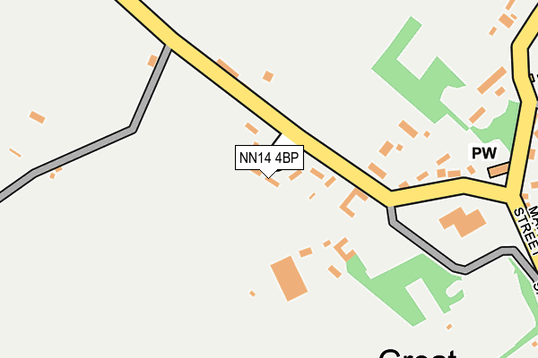 NN14 4BP map - OS OpenMap – Local (Ordnance Survey)