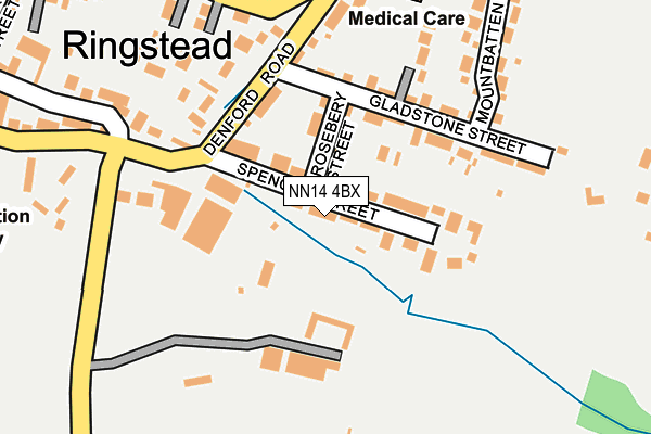 Map of E&A HEALTHCARE LIMITED at local scale