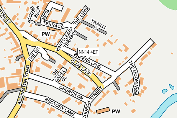 NN14 4ET map - OS OpenMap – Local (Ordnance Survey)