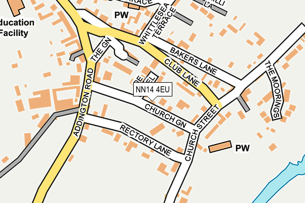 NN14 4EU map - OS OpenMap – Local (Ordnance Survey)