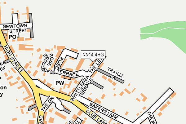 NN14 4HG map - OS OpenMap – Local (Ordnance Survey)