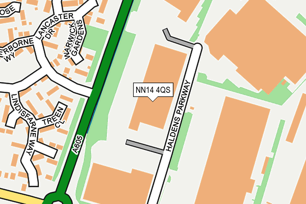 NN14 4QS map - OS OpenMap – Local (Ordnance Survey)