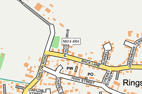NN14 4RH map - OS OpenMap – Local (Ordnance Survey)