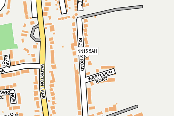 NN15 5AH map - OS OpenMap – Local (Ordnance Survey)