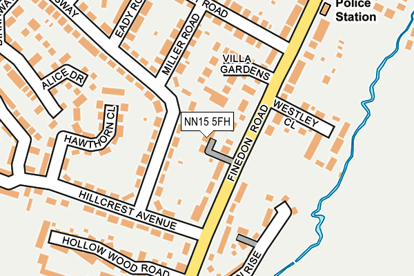 NN15 5FH map - OS OpenMap – Local (Ordnance Survey)