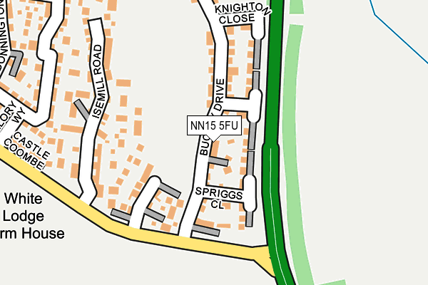 NN15 5FU map - OS OpenMap – Local (Ordnance Survey)