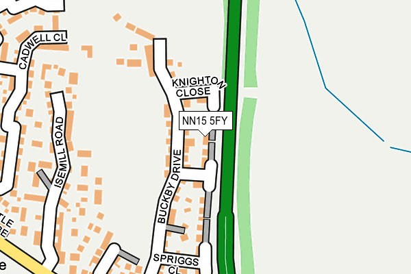 NN15 5FY map - OS OpenMap – Local (Ordnance Survey)