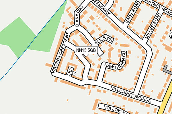 NN15 5GB map - OS OpenMap – Local (Ordnance Survey)