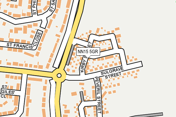 NN15 5GR map - OS OpenMap – Local (Ordnance Survey)