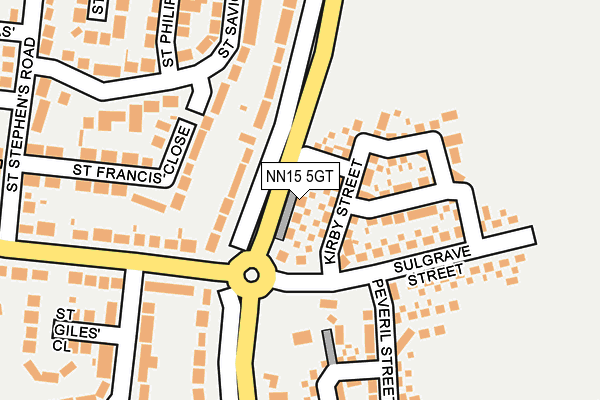 NN15 5GT map - OS OpenMap – Local (Ordnance Survey)