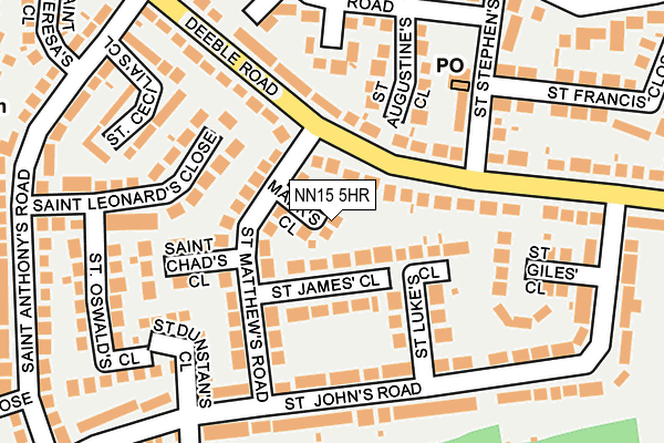 NN15 5HR map - OS OpenMap – Local (Ordnance Survey)