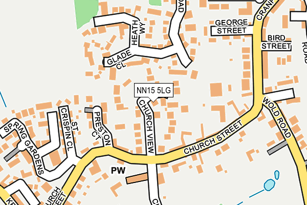 NN15 5LG map - OS OpenMap – Local (Ordnance Survey)