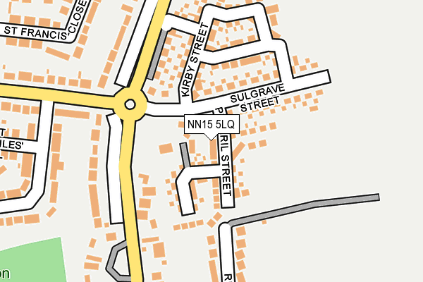 NN15 5LQ map - OS OpenMap – Local (Ordnance Survey)