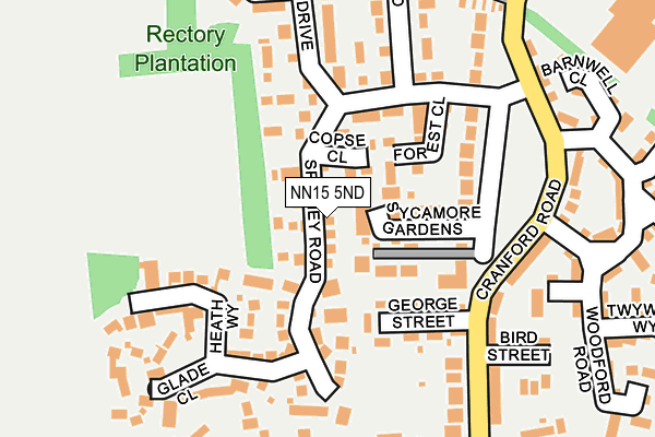 NN15 5ND map - OS OpenMap – Local (Ordnance Survey)