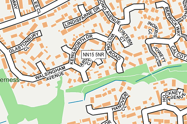 NN15 5NR map - OS OpenMap – Local (Ordnance Survey)