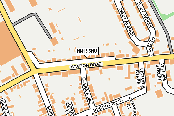 NN15 5NU map - OS OpenMap – Local (Ordnance Survey)