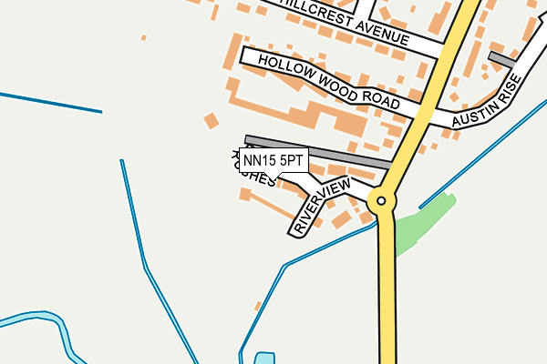 NN15 5PT map - OS OpenMap – Local (Ordnance Survey)