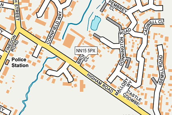 NN15 5PX map - OS OpenMap – Local (Ordnance Survey)