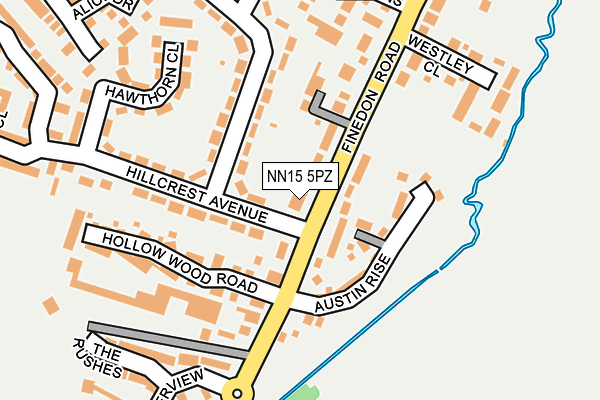 NN15 5PZ map - OS OpenMap – Local (Ordnance Survey)