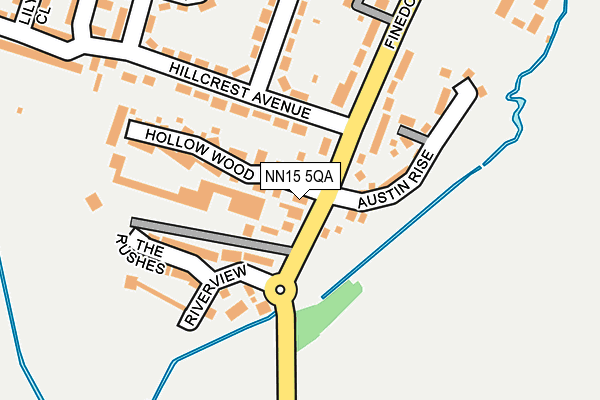 NN15 5QA map - OS OpenMap – Local (Ordnance Survey)