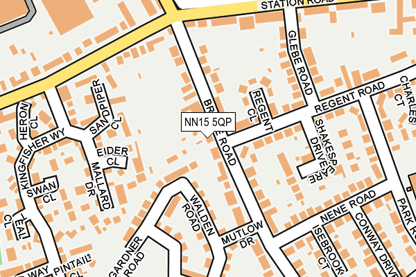 NN15 5QP map - OS OpenMap – Local (Ordnance Survey)