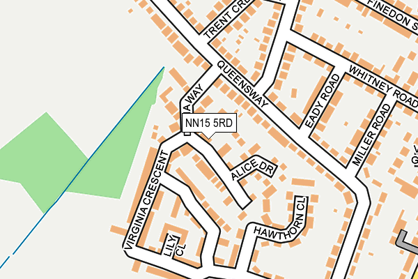 NN15 5RD map - OS OpenMap – Local (Ordnance Survey)