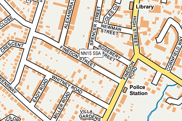 NN15 5SA map - OS OpenMap – Local (Ordnance Survey)