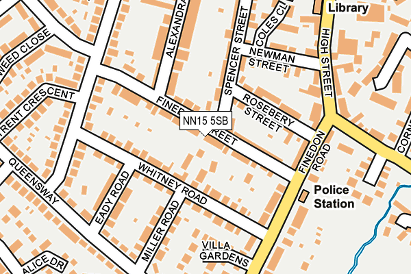 NN15 5SB map - OS OpenMap – Local (Ordnance Survey)
