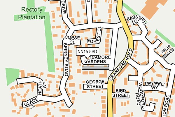 NN15 5SD map - OS OpenMap – Local (Ordnance Survey)