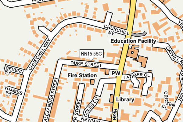 Map of BS TRADE LTD at local scale