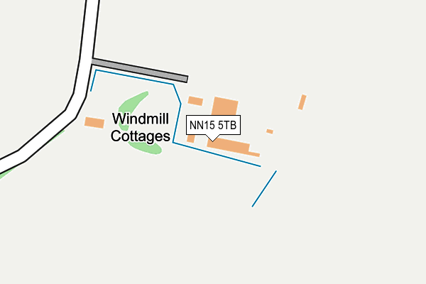 Map of KEN HALL LIMITED at local scale