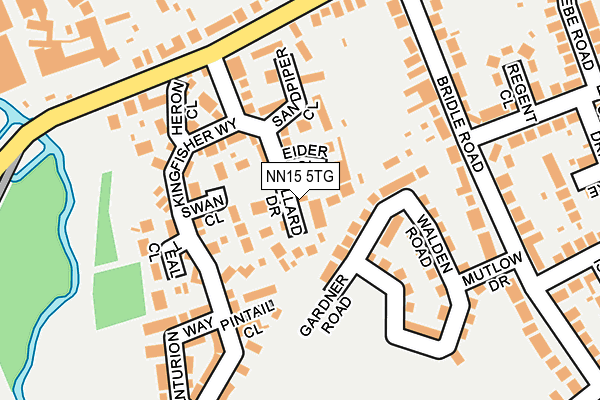 NN15 5TG map - OS OpenMap – Local (Ordnance Survey)