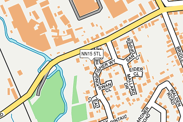 NN15 5TL map - OS OpenMap – Local (Ordnance Survey)