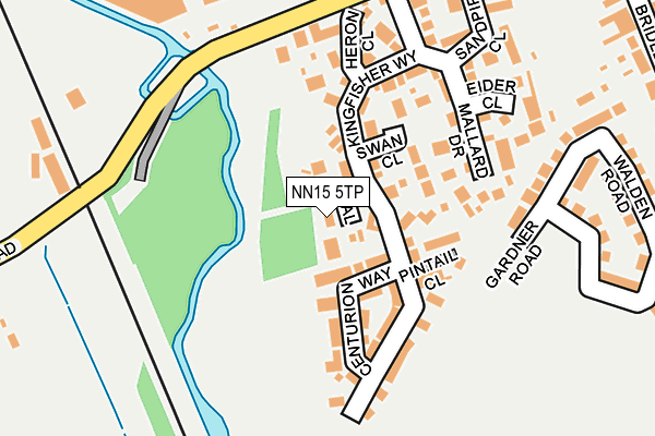 NN15 5TP map - OS OpenMap – Local (Ordnance Survey)