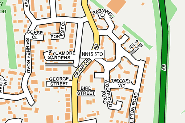 NN15 5TQ map - OS OpenMap – Local (Ordnance Survey)