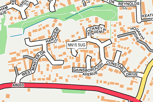 NN15 5UG map - OS OpenMap – Local (Ordnance Survey)