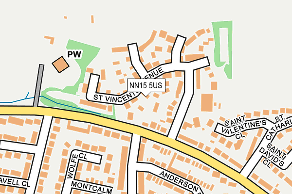 NN15 5US map - OS OpenMap – Local (Ordnance Survey)
