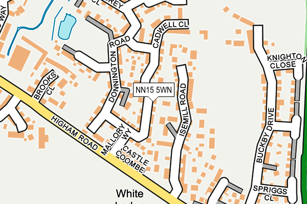 NN15 5WN map - OS OpenMap – Local (Ordnance Survey)