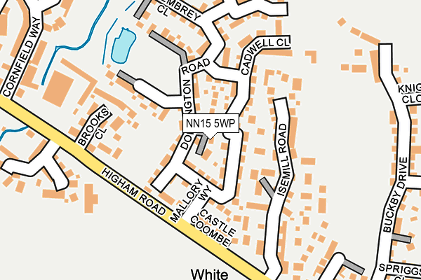 NN15 5WP map - OS OpenMap – Local (Ordnance Survey)