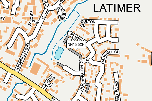 NN15 5XH map - OS OpenMap – Local (Ordnance Survey)