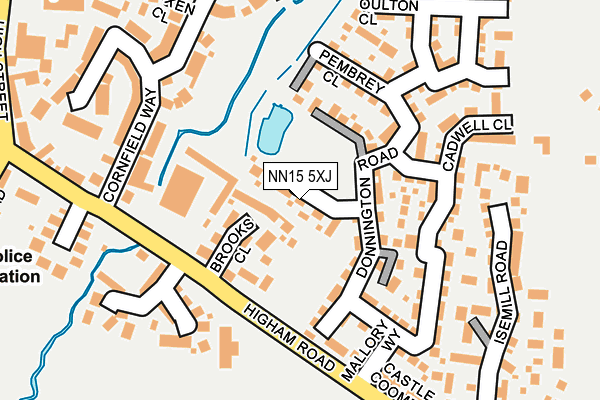 NN15 5XJ map - OS OpenMap – Local (Ordnance Survey)