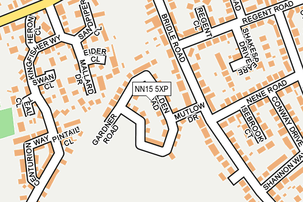 NN15 5XP map - OS OpenMap – Local (Ordnance Survey)