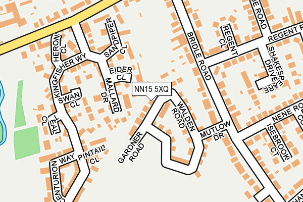 NN15 5XQ map - OS OpenMap – Local (Ordnance Survey)