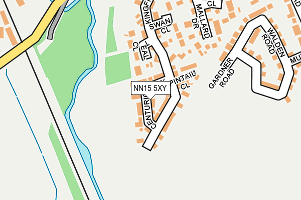 NN15 5XY map - OS OpenMap – Local (Ordnance Survey)