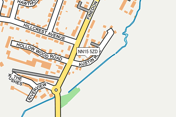 NN15 5ZD map - OS OpenMap – Local (Ordnance Survey)