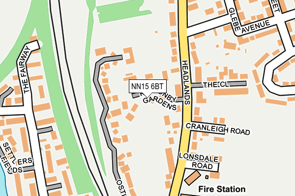 NN15 6BT map - OS OpenMap – Local (Ordnance Survey)